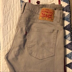 Levi’s 502 Tapered Fit Tan Jeans 32x34